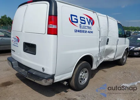 2022 Chevrolet Express Cargo Rwd 2500 Regular Wheelbase Wt из США, поврежденный, VIN 1GCWGAFP9N1267476